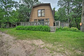 Lakeview 10-acre Kimball Cabin w/ Private Beach!