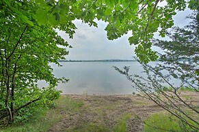 Lakeview 10-acre Kimball Cabin w/ Private Beach!