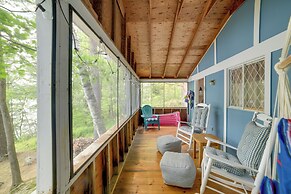 5 Mi to Fox State Forest: Lakefront Home w/ Dock