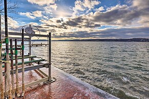Lakefront Canandaigua Home w/ Grill, Fire Pit