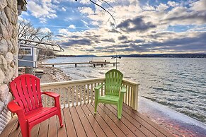 Lakefront Canandaigua Home w/ Grill, Fire Pit