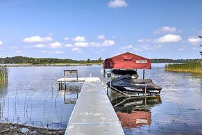 Lakefront Hayward Home w/ Game Room & Private Dock