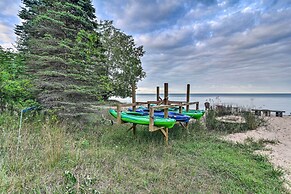 Lakefront Forestville Paradise w/ Private Beach!