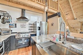 Luxe Log Cabin w/ Modern Finishes & Mtn Views