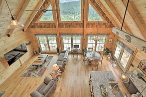 Luxe Log Cabin w/ Modern Finishes & Mtn Views