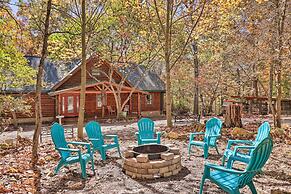 'serenity Woods' Cabin w/ Hot Tub & Fire Pit