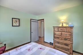 Quaint Creekside Home w/ Spacious Deck & Yard