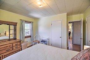 Quaint Creekside Home w/ Spacious Deck & Yard