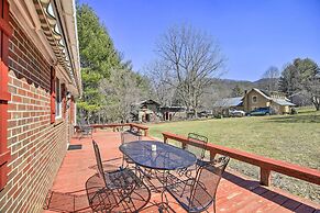 Quaint Creekside Home w/ Spacious Deck & Yard