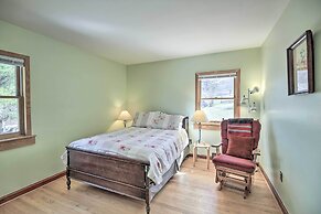Quaint Creekside Home w/ Spacious Deck & Yard