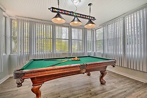 Game Room & Fire Pit: Tobyhanna Family Home