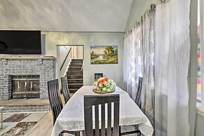 Game Room & Fire Pit: Tobyhanna Family Home