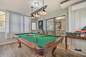 Game Room & Fire Pit: Tobyhanna Family Home