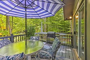 Wraparound Deck: Big Bass Lake Home in Gouldsboro