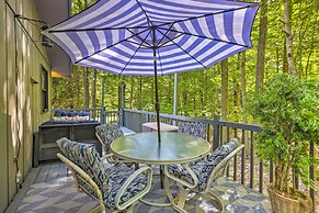 Wraparound Deck: Big Bass Lake Home in Gouldsboro