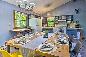 Wraparound Deck: Big Bass Lake Home in Gouldsboro