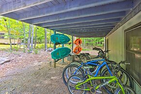 Wraparound Deck: Big Bass Lake Home in Gouldsboro