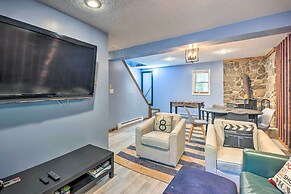 Wraparound Deck: Big Bass Lake Home in Gouldsboro