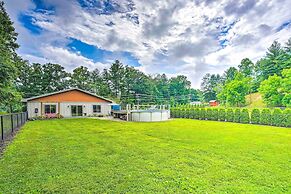 Pisgah Forest Farm Home: Outdoor Pool & Games