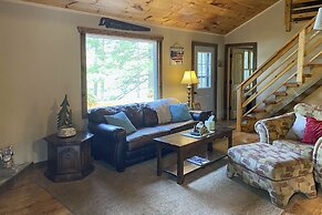 Burns Lake Cabin w/ Dock, Fire Pit, Rowboat & More