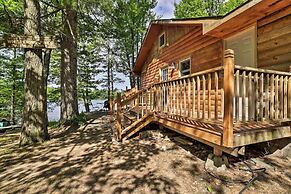 Burns Lake Cabin w/ Dock, Fire Pit, Rowboat & More