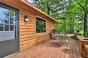 Burns Lake Cabin w/ Dock, Fire Pit, Rowboat & More