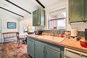 On Scenic 60-acre Farm: Carmine Cottage w/ Porch