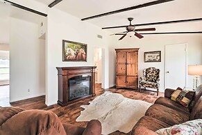 On Scenic 60-acre Farm: Carmine Cottage w/ Porch