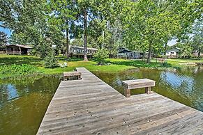 Dock & Lake Access: Tranquil Home in Hot Springs