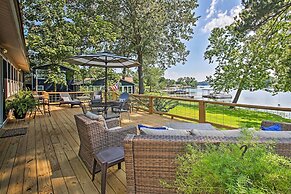 Dock & Lake Access: Tranquil Home in Hot Springs