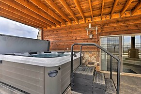 Cabin w/ Beach Access, Sport Court, Hot Tub & View