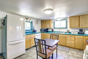 Colorful Cottage w/ Hot Tub - Steps to Long Lake!