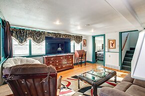 Colorful Cottage w/ Hot Tub - Steps to Long Lake!