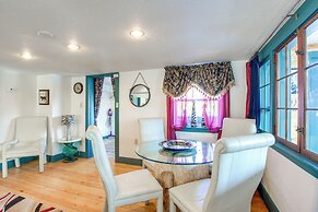 Colorful Cottage w/ Hot Tub - Steps to Long Lake!