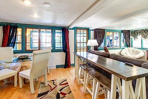 Colorful Cottage w/ Hot Tub - Steps to Long Lake!