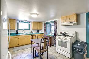 Colorful Cottage w/ Hot Tub - Steps to Long Lake!