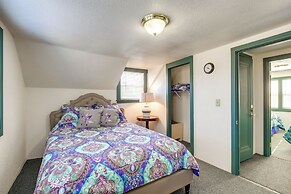 Colorful Cottage w/ Hot Tub - Steps to Long Lake!