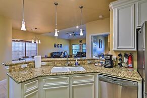 Walk to Ocean: Lakefront Dickinson Stucco House!