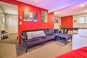 Walk to Lake: Game Room Getaway in Pocono Summit!