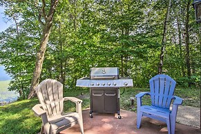 Big Lake Getaway w/ Private Beach + Fire Pit!