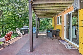 Big Lake Getaway w/ Private Beach + Fire Pit!