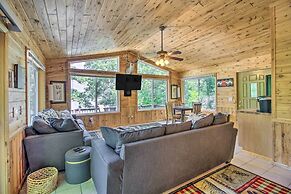 Big Lake Getaway w/ Private Beach + Fire Pit!