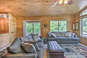 Big Lake Getaway w/ Private Beach + Fire Pit!