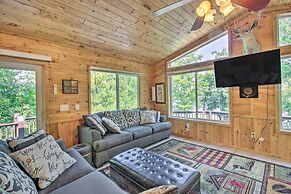 Big Lake Getaway w/ Private Beach + Fire Pit!