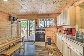 Big Lake Getaway w/ Private Beach + Fire Pit!
