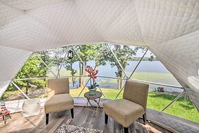 Big Lake Getaway w/ Private Beach + Fire Pit!