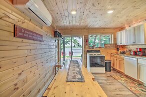 Big Lake Getaway w/ Private Beach + Fire Pit!