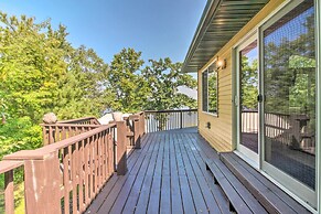 Big Lake Getaway w/ Private Beach + Fire Pit!