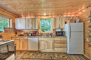 Big Lake Getaway w/ Private Beach + Fire Pit!