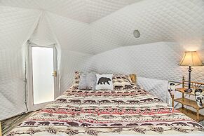 Big Lake Getaway w/ Private Beach + Fire Pit!